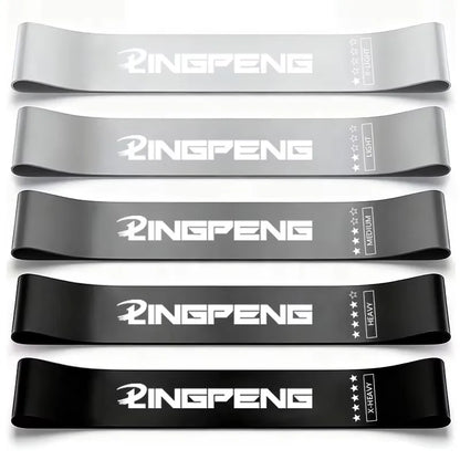 Capilorix resistance yoga band for fitness, exercise, leg squats, and hip tension stretching with elastic loop for versatile training.