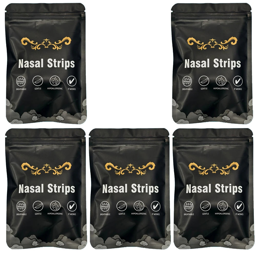 Capilorix anti-snoring nasal strips in a set of 30/90/150 pieces, designed to improve breathing and reduce snoring during sleep.