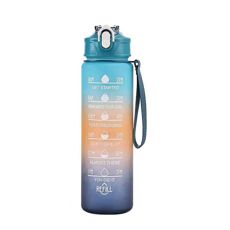 Capilorix 800ML large capacity sports water bottle with scale, leak-proof plastic drinking cup for travel and fitness use.