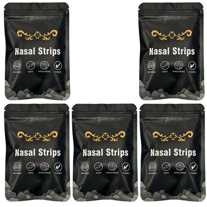 Capilorix anti snoring nasal strips set with 30/90/150 pieces, extra strength nasal patches for easier breathing and better sleep.