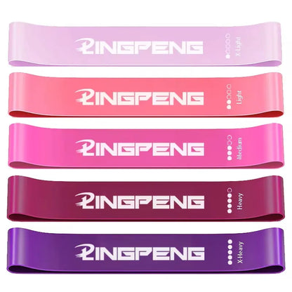 Capilorix resistance yoga bands for exercise, stretch loops for hip, leg, squat, and dance training, elastic tension bands for fitness.