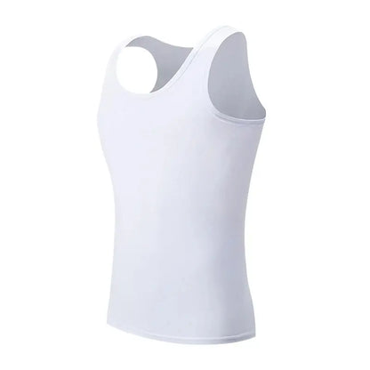 Capilorix men's cotton Joker vest, sleeveless casual T-shirt with simple fit, suitable for sports, fitness, or casual wear.