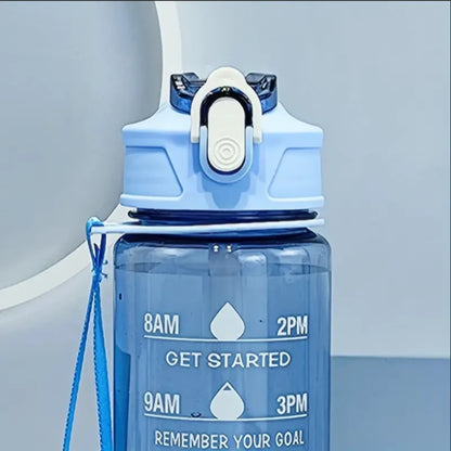 Capilorix 800ml BPA-free sports water bottle with time scale, leak-proof design, 27oz, suitable for active use
