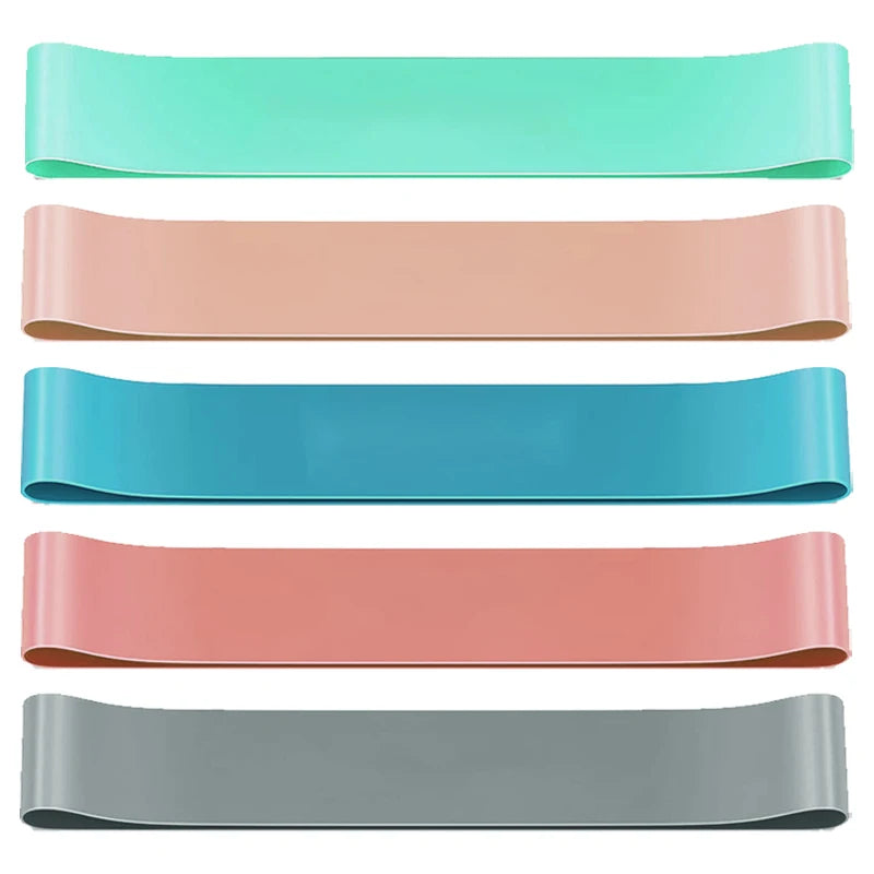 Capilorix resistance yoga band for fitness, exercise, leg squats, and hip tension stretching, made of elastic loop material.