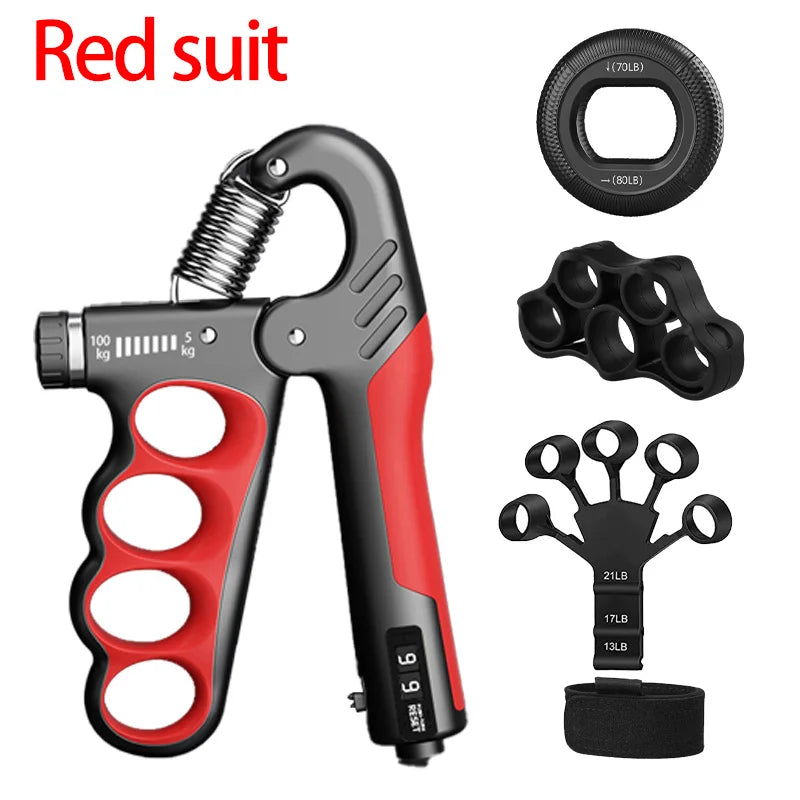 Capilorix grip strength hand exerciser with adjustable resistance for muscle recovery and hand strengthening workout.