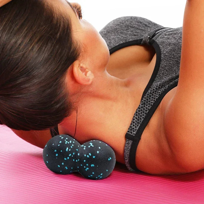 Capilorix EPP 8cm Peanut Massage Ball for fascia, muscle relaxation, yoga, and fitness with high-density design for pain relief.