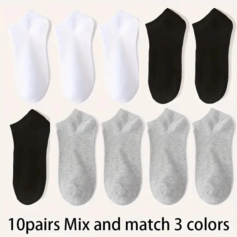 Unisex Capilorix ankle socks in a 5-pack, breathable, lightweight, and comfort-fit, suitable for sports and daily wear.