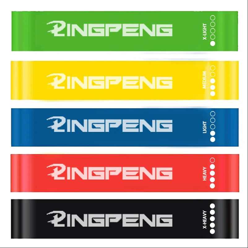 Capilorix resistance yoga band for fitness, exercise, leg, hip, squat, dance, and stretching workouts, elastic loop for training.