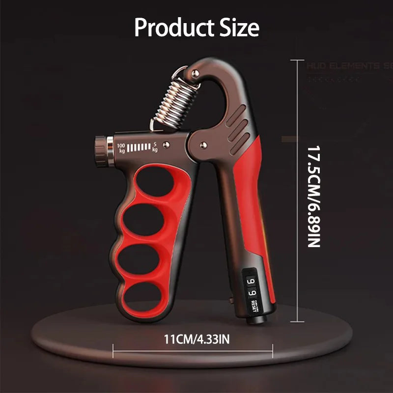Capilorix adjustable grip strengthener with 5-150kg resistance for hand muscle recovery and fitness exercises.