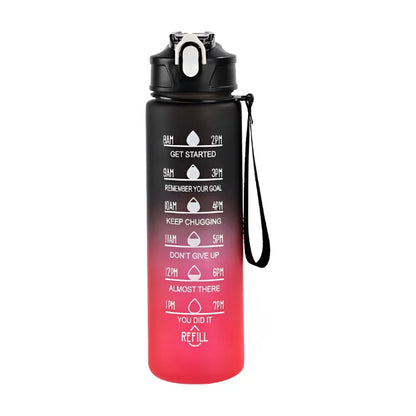 Capilorix 800ML large capacity sports water bottle with scale, leak-proof plastic drinking cup for travel and fitness.