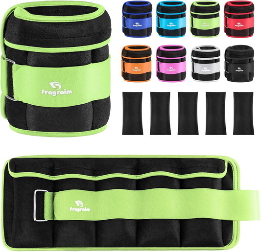 Adjustable Ankle & Wrist Weights – Removable Sandbags for Jogging, Aerobics & Physical Therapy (1–20 LBS) - Capilorix