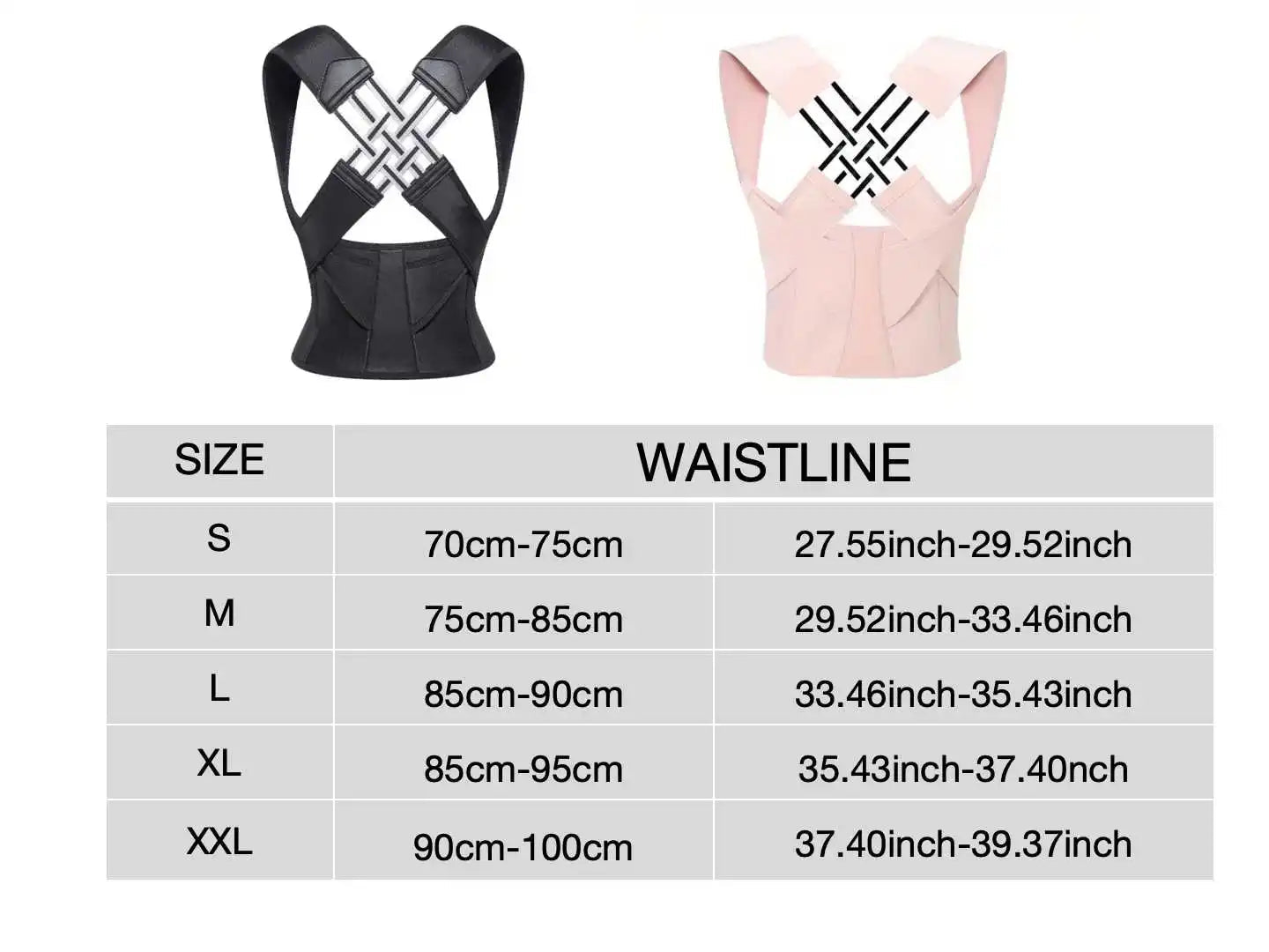 Back Brace Posture Corrector for Women & Men – Adjustable Shoulder Straightener & Full Back Support Belt - Capilorix