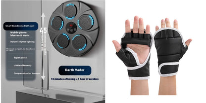 Smart Boxing Wall Target – Intelligent Music Training Pad for Home Fitness & Martial Arts - Capilorix