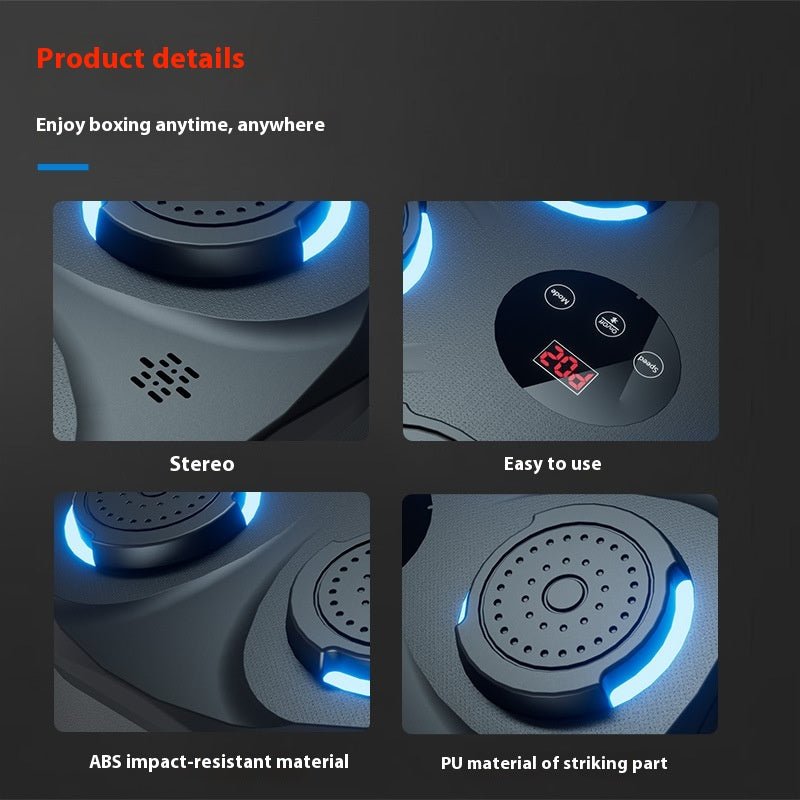 Smart Boxing Wall Target – Intelligent Music Training Pad for Home Fitness & Martial Arts - Capilorix