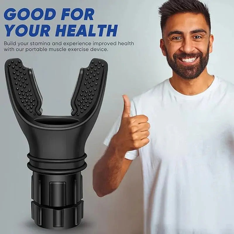 Breathing Trainer Respirator – Adjustable Resistance Lung Capacity & Endurance Trainer - Capilorix