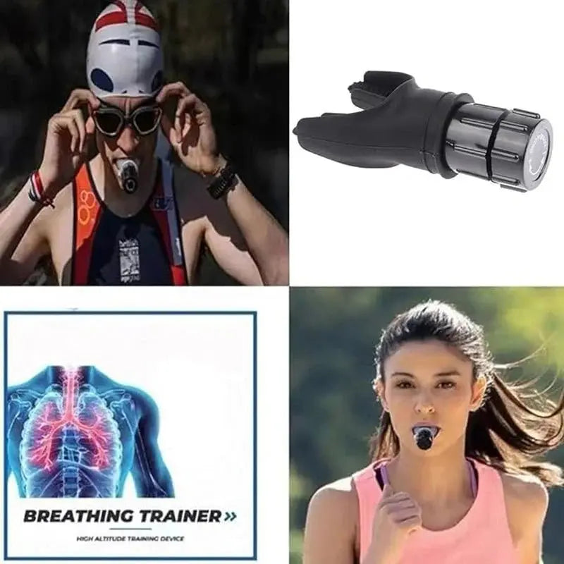 Breathing Trainer Respirator – Adjustable Resistance Lung Capacity & Endurance Trainer - Capilorix
