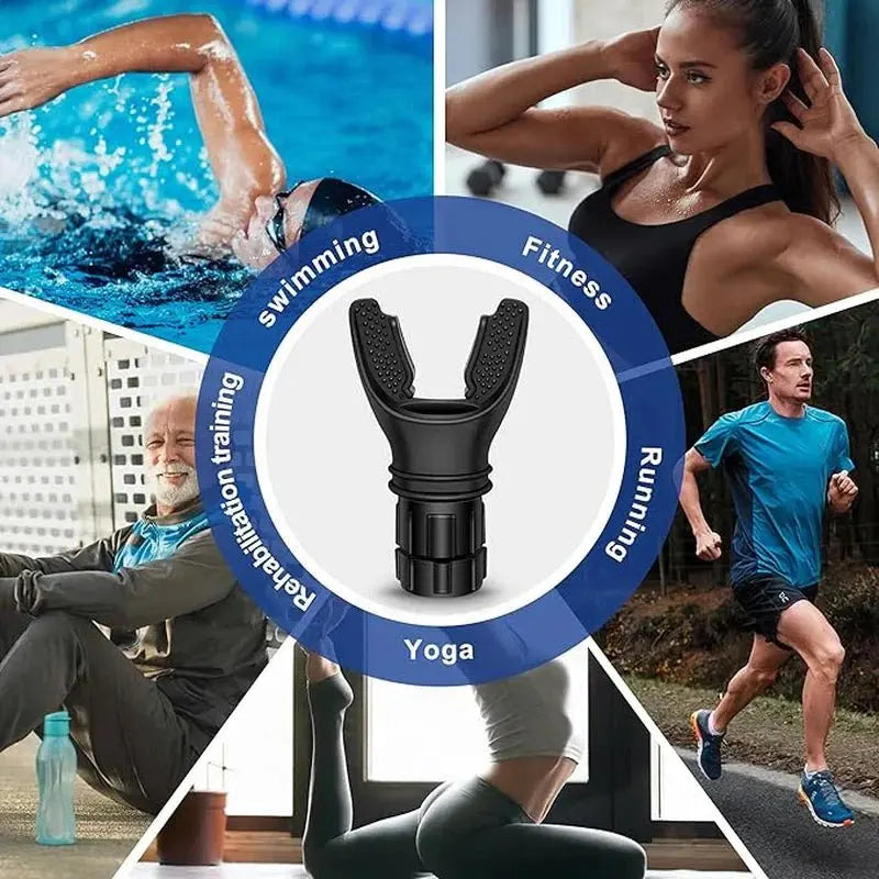 Breathing Trainer Respirator – Adjustable Resistance Lung Capacity & Endurance Trainer - Capilorix
