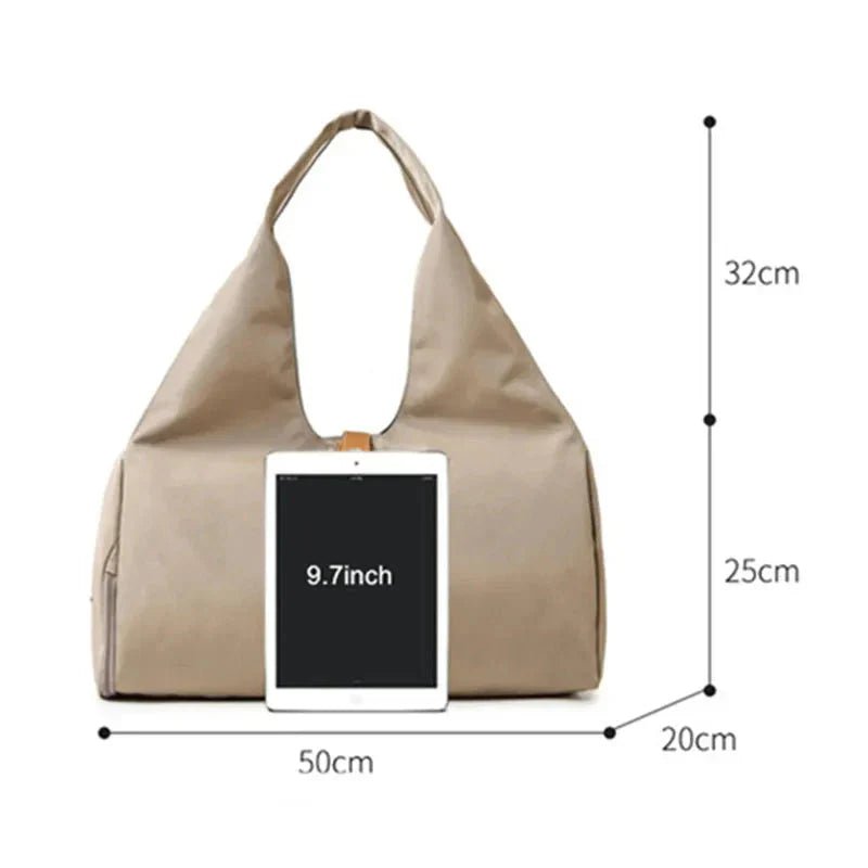 Women'S Multi - Purpose Sports Bag - Waterproof with Shoe Pocket for Yoga, Gym, and Travel - Capilorix