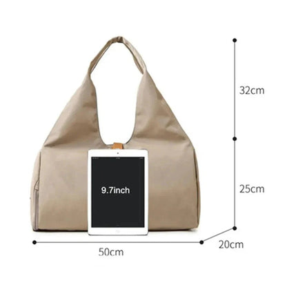 Women'S Multi - Purpose Sports Bag - Waterproof with Shoe Pocket for Yoga, Gym, and Travel - Capilorix