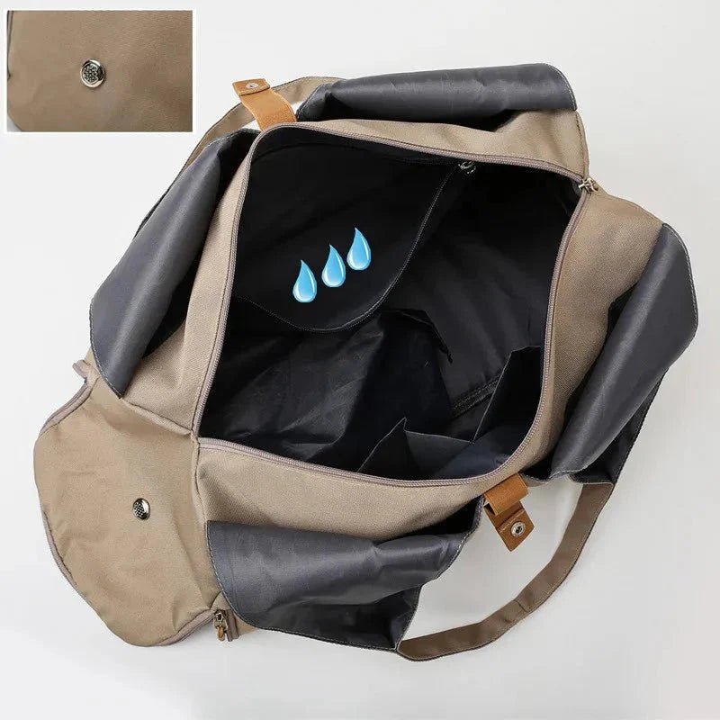 Women'S Multi - Purpose Sports Bag - Waterproof with Shoe Pocket for Yoga, Gym, and Travel - Capilorix