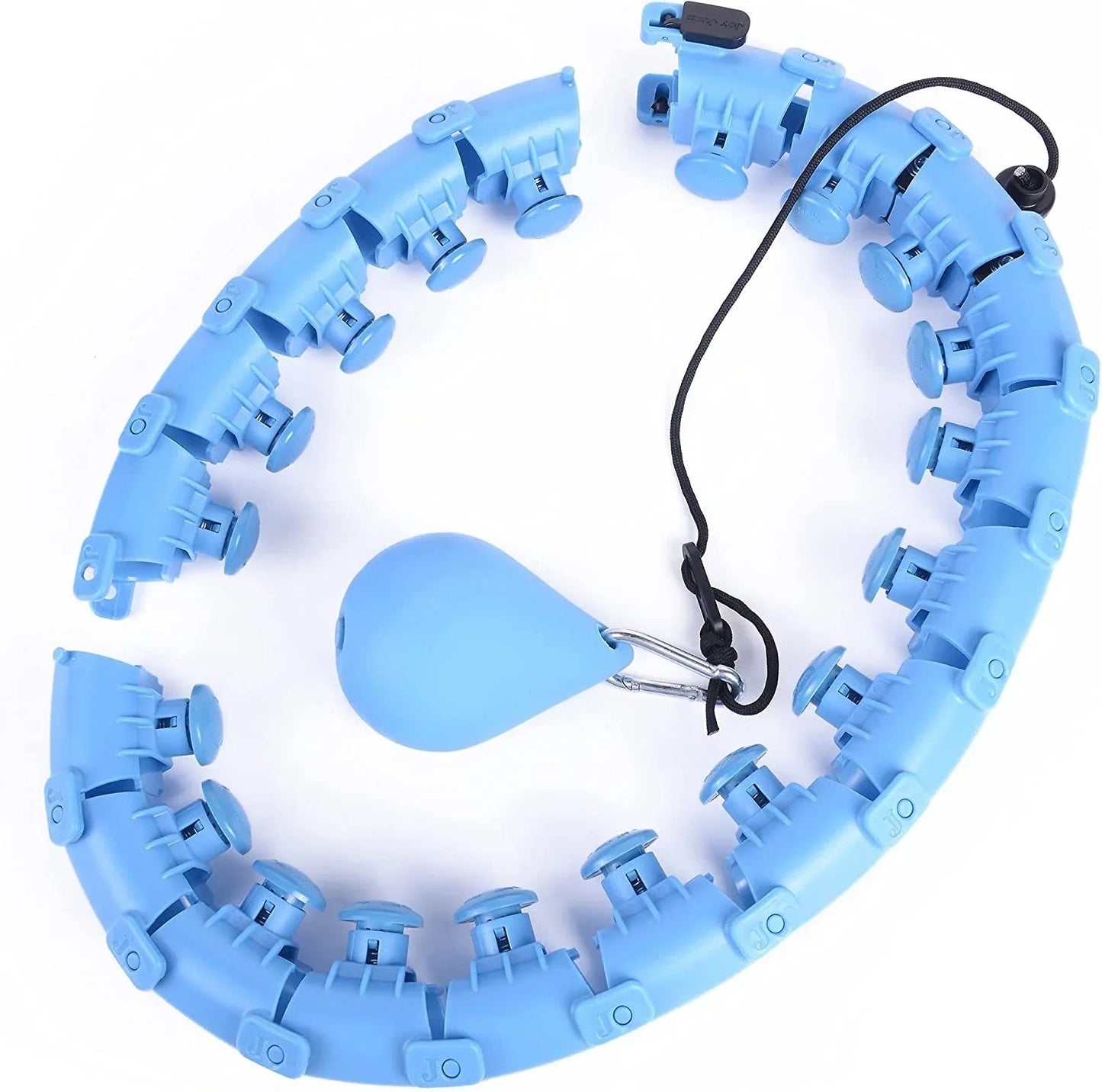Weighted Hula Hoop – Adjustable Fit Hoop for Weight Loss - Capilorix