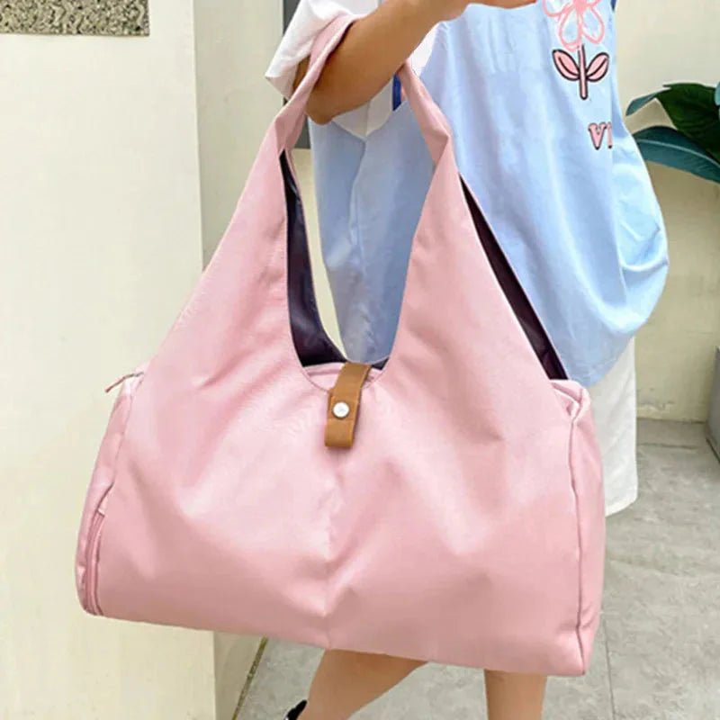 Women'S Multi - Purpose Sports Bag - Waterproof with Shoe Pocket for Yoga, Gym, and Travel - Capilorix