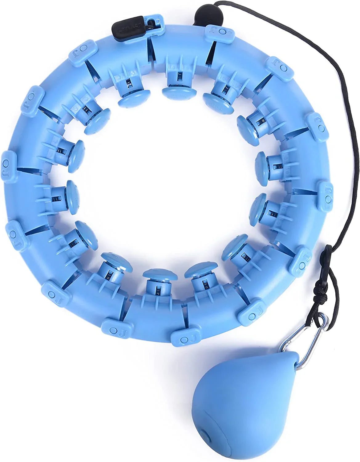 Weighted Hula Hoop – Adjustable Fit Hoop for Weight Loss - Capilorix