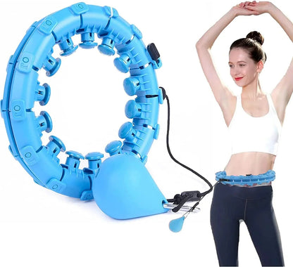 Weighted Hula Hoop – Adjustable Fit Hoop for Weight Loss - Capilorix