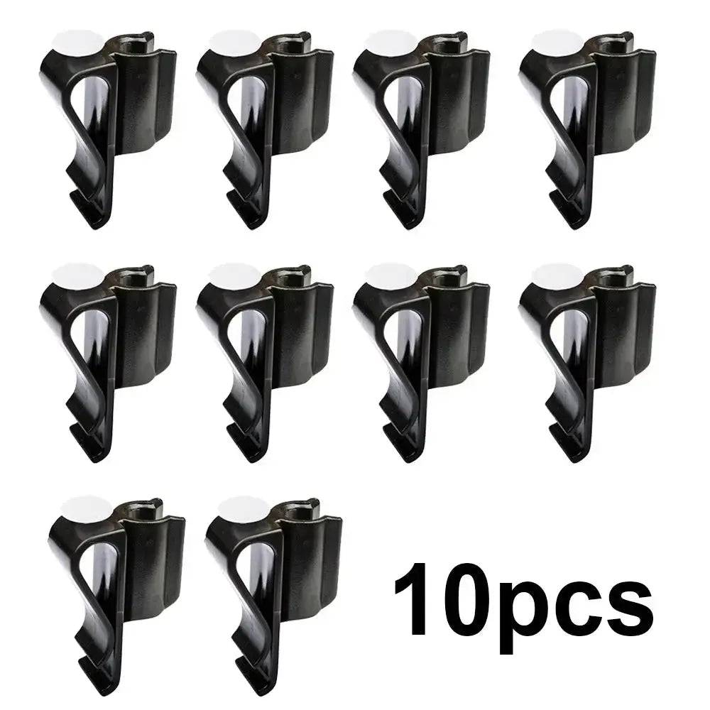 Golf Club Bag Putter Clips – 10 - Pack Plastic Clamp Holder Organizer for Men & Women - Capilorix
