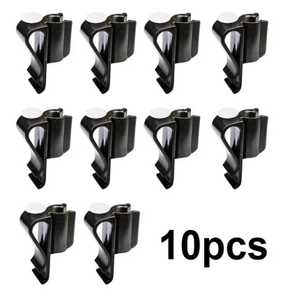 Golf Club Bag Putter Clips – 10 - Pack Plastic Clamp Holder Organizer for Men & Women - Capilorix