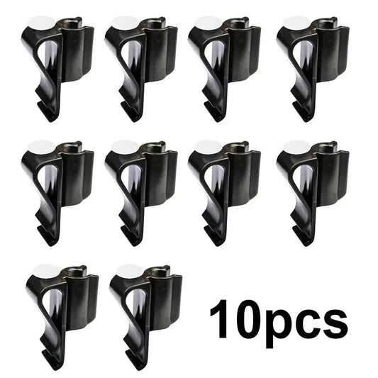 Golf Club Bag Putter Clips – 10 - Pack Plastic Clamp Holder Organizer for Men & Women - Capilorix