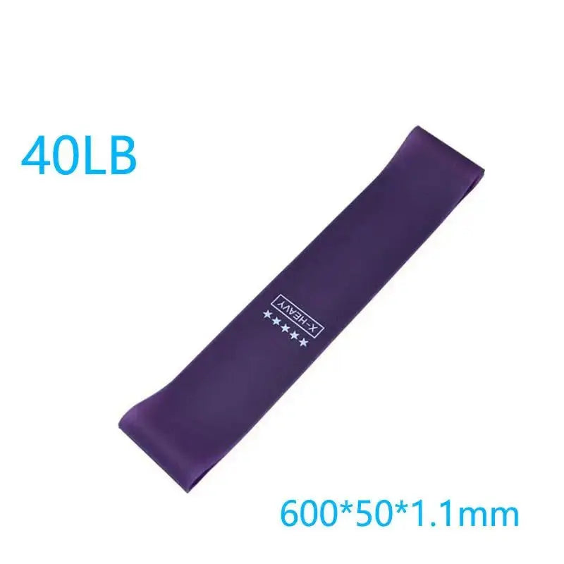 Elastic Resistance Bands Set – 5 Pack for Yoga, Pilates, Strength Training & Stretching - Capilorix