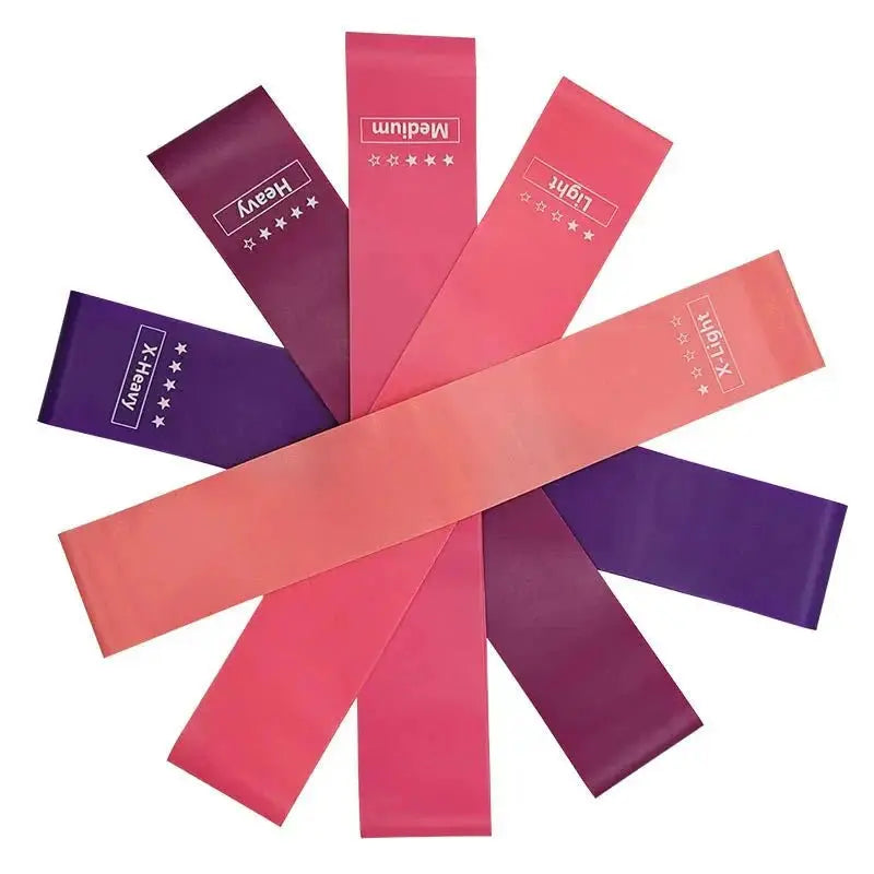 Elastic Resistance Bands Set – 5 Pack for Yoga, Pilates, Strength Training & Stretching - Capilorix