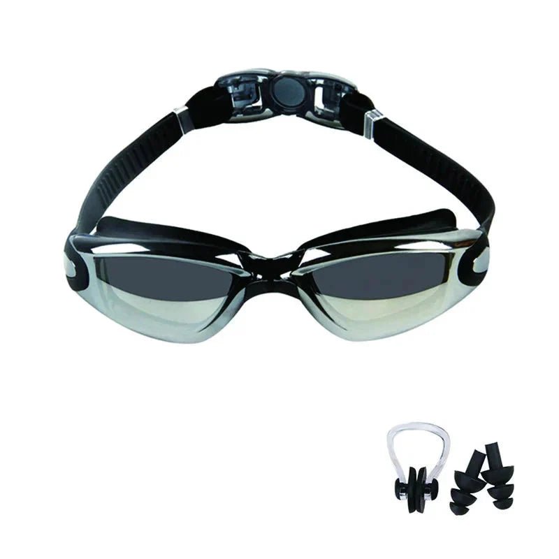 Anti - Fog Swimming Goggles – UV Protection, Waterproof Silicone Swim Goggles for Adults & Kids - Capilorix