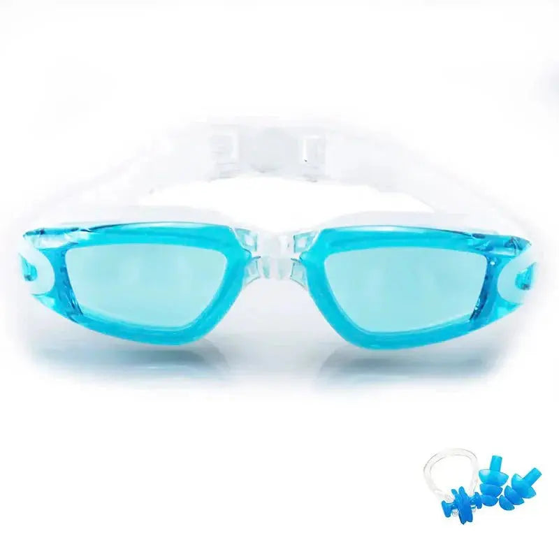 Anti - Fog Swimming Goggles – UV Protection, Waterproof Silicone Swim Goggles for Adults & Kids - Capilorix