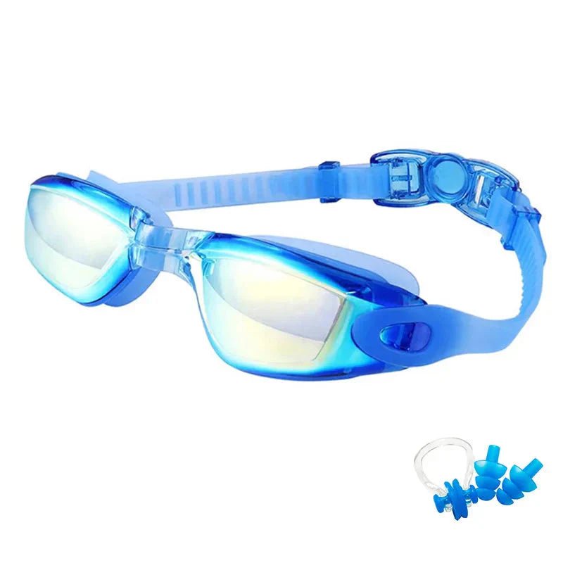 Anti - Fog Swimming Goggles – UV Protection, Waterproof Silicone Swim Goggles for Adults & Kids - Capilorix