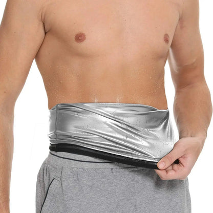 Men's Sauna Waist Trimmer Belt – Heat - Boosting Fat Burner & Core Shaper for Gym & Daily Wear - Capilorix